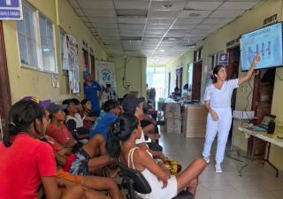 Región de Salud de la Comarca Guna Yala realiza actividades en el Día Mundial sin Tabaco.