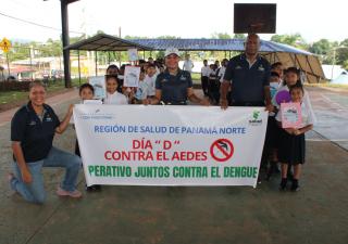 Conmemoran Día D en el corregimiento de Ernesto Córdoba en Panamá Norte