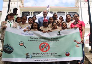 Más de 18 planteles escolares en San Miguelito conforman Grupos Cazamosquitos para combatir el dengue