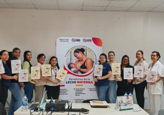 Región de Salud de Los Santos promueve lactancia materna con docencia y certificación de salas