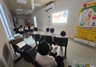 Personal de salud promueve hábitos saludables en estudiantes de Puerto Obaldía