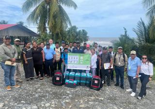 Fortalecimiento comunitario para el control de la malaria en Calovébora