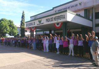 Se conmemoró en Herrera el Día de la Eliminación de la Violencia Contra la Mujer