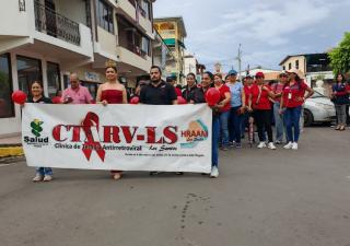 Minsa Los Santos desarrolló caminata y jornada de pruebas en el Día Mundial del VIH  