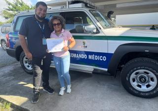 Panamá Este incorpora a su primera operadora mujer de Vehículos OVEM