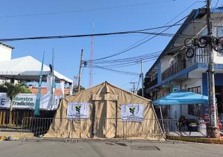 Minsa Los Santos realizó operativos sanitarios durante el Desfile de las Mil Polleras 2026