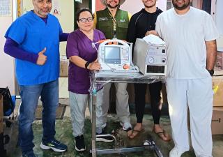 Equipos biomédicos son entregados en gira de Salud “Verano Seguro y Saludable”