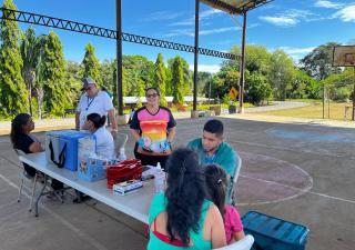 Jornada comunitaria de detección de VIH en El Potrero de Ocú