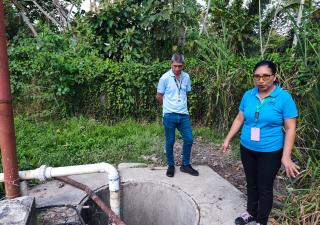 Minsa atiende denuncia ciudadana e inspecciona sistema sanitario en proyecto residencial de Panamá Oeste