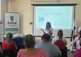 Minsa Colón fortalece capacidades del personal administrativo sobre el dengue
