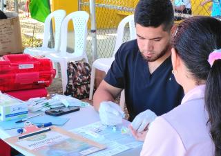 Región de Salud de Herrera participa en feria interinstitucional para promover salud y bienestar en Boca de Parita