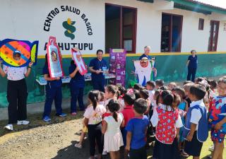 Gira de atención odontopediátrica en la Comunidad de Achutupu