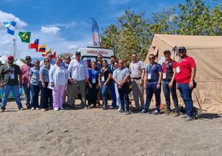 Minsa Los Santos garantiza cobertura de salud en los IV Juegos Suramericanos en Playa Venao