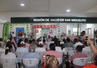 Salud realiza el lanzamiento de la  Semana de Vacunación en las Américas en San Miguelito