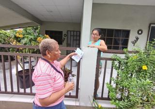 Panamá Oeste fortalece acciones contra el dengue con movilización en Puerto Caimito