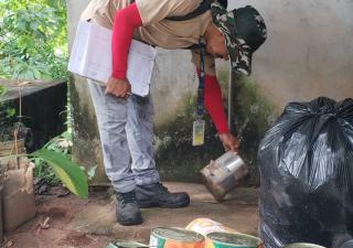 Ante casos de dengue, la Región de Salud de Panamá Este activa operativo de control vectorial en Malengue 