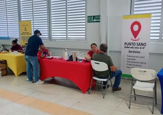 Gran afluencia de personas acuden en la búsqueda de los servicios preventivos del programa Punto Sano 