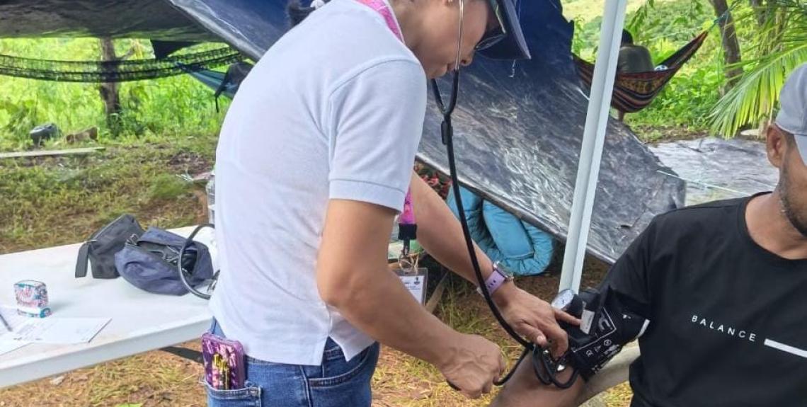 Gira médica en Malena