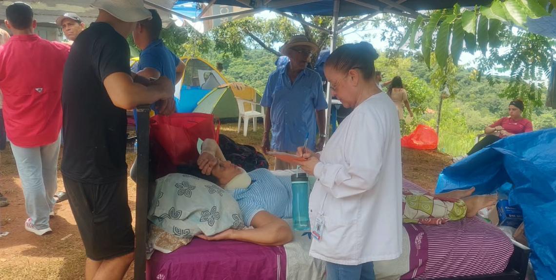 Gira médica en Malena