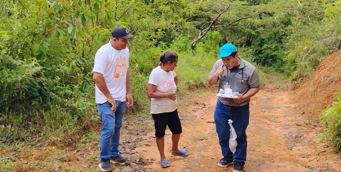 Atención comunidades afectadas en Herrera