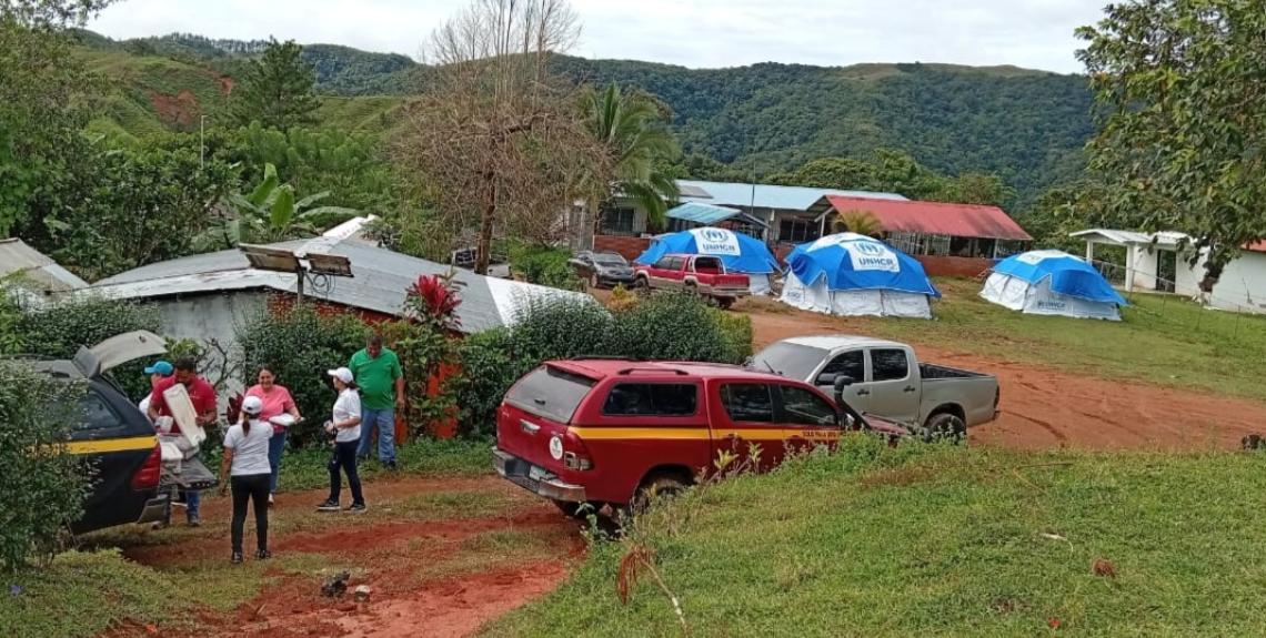 Atención comunidades afectadas en Herrera