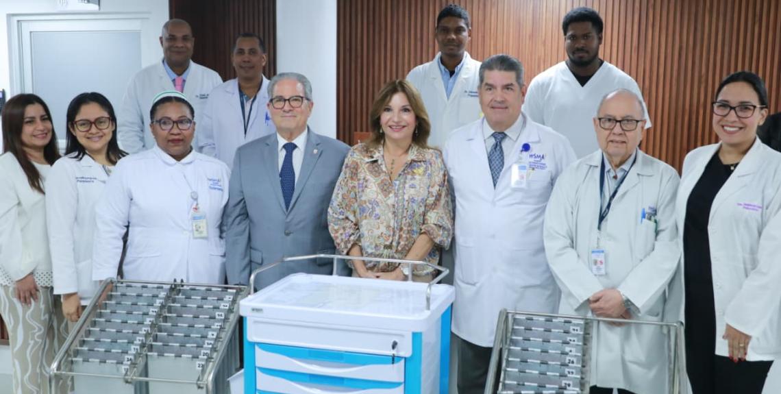 Hospital San Miguel Arcángel recibe donación del Despacho de la Primera Dama de la República