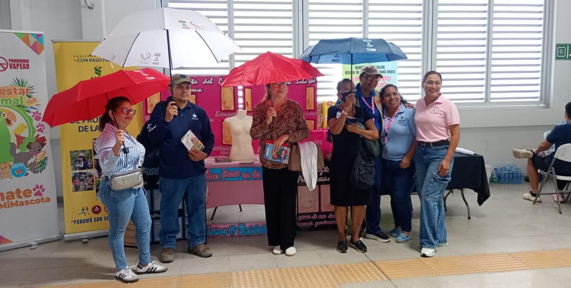 cierre de campaña Cinta Rosada en Panamá Norte