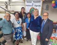 Dr. Guillermo Tejada, como miembro del Patronato, en la culminación de eventos en el ámbito de los trastornos del espectro autista y otras discapacidades